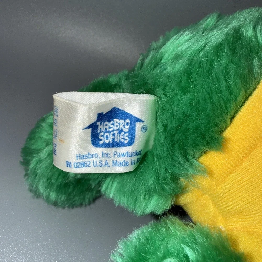Oscar The Grouch Plush Hasbro Softies Sesame Street Stuffed 8